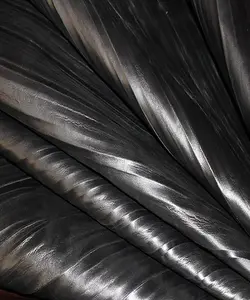 چرم پلیسه مشکی