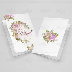 کارت پستال عید غدیر طرح گل های رنگارنگ