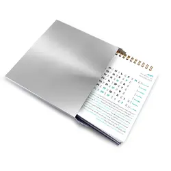 تقویم رومیزی طرح گل رنگارنگ