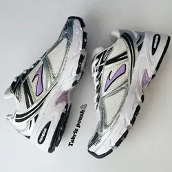 کفش وارداتی ورزشی بروکس طبی رنگ سفید یاسی _ تبریز پوش