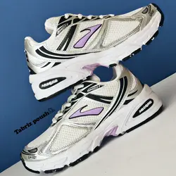 کفش وارداتی ورزشی بروکس طبی رنگ سفید یاسی _ تبریز پوش