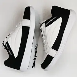 کفش تبریز طبی مردانه مدل سپهر ضد آب کف دور دوخت رنگ سفید _ تبریز پوش