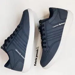 کفش تبریز طبی ست زنانه و مردانه مدل سپهر ضد آب کف دور دوخت رنگ آبی طرح لی _ تبریز پوش