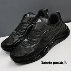 کفش وارداتی اسپرت نایک زوم جدید طبی زیره کپسولی دو تیکه رنگ مشکی _ تبریز پوش