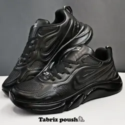 کفش وارداتی اسپرت نایک زوم جدید طبی زیره کپسولی دو تیکه رنگ مشکی _ تبریز پوش