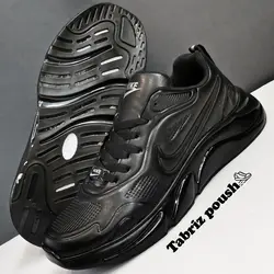 کفش وارداتی اسپرت نایک زوم جدید طبی زیره کپسولی دو تیکه رنگ مشکی _ تبریز پوش