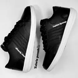 کفش تبریز پیاده روی طبی مدل سپهر رنگ مشکی کف دور دوخت و تضمینی _ تبریز پوش