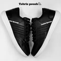 کفش تبریز پیاده روی طبی مدل سپهر رنگ مشکی کف دور دوخت و تضمینی _ تبریز پوش