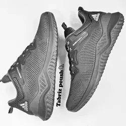 کفش راحتی پیاده روی طبی مدل آدیداس آلفابون شرکتی زیره تزریق رنگ طوسی تضمینی _ تبریز پوش