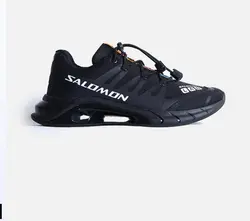 کفش اسپرت های کپی وارداتی طبی زیره کپسولی دو تیکه مدل سالامون رنگ مشکی _ تبریز پوش