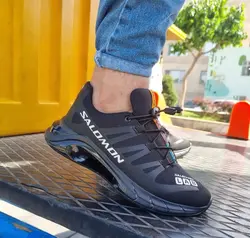 کفش اسپرت های کپی وارداتی طبی زیره کپسولی دو تیکه مدل سالامون رنگ مشکی _ تبریز پوش