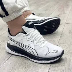 کفش اسپرت وارداتی طبی زیره کپسولی دو تیکه مدل پوما رنگ سفید کد 425 _ تبریز پوش