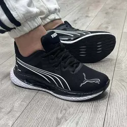 کفش اسپرت وارداتی طبی زیره کپسولی دو تیکه مدل پوما رنگ مشکی کد 426 _ تبریز پوش