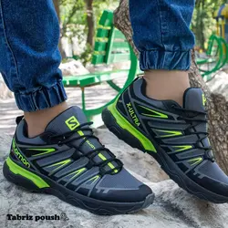 کفش اسپرت وارداتی طبی زیره دو تیکه مدل سالامون رنگ طوسی کد 422 _ تبریز پوش