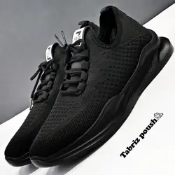 کفش جورابی طبی مناسب پیاده روی زیره تزریق قابل شستشو رنگ مشکی _ تبریز پوش