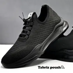 کفش جورابی طبی مناسب پیاده روی زیره تزریق قابل شستشو رنگ مشکی _ تبریز پوش