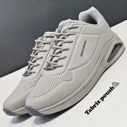 کفش اسپرت های کپی وارداتی طبی زیره کپسول دار مدل اسکیچرز رنگ طوسی _ تبریز پوش