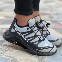 کفش اسپرت های کپی وارداتی طبی سالامون زیره کپسولی دو تیکه رنگ طوسی  _ تبریز پوش