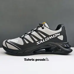 کفش اسپرت های کپی وارداتی طبی سالامون زیره کپسولی دو تیکه رنگ طوسی  _ تبریز پوش