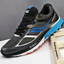کفش اسپرت های کپی وارداتی طبی زیره eva مدل saucony ساکونی رنگ مشکی آبی _ تبریز پوش