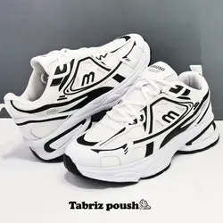 کفش اسپرت بالنسیاگا FMAUSO طبی زیره دو تیکه سفید _ تبریز پوش