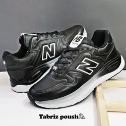 کفش اسپرت وارداتی نیوبالانس طبی زیره کپسولی دو تیکه مشکی _ تبریز پوش