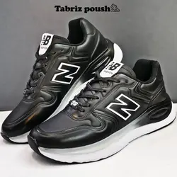 کفش اسپرت وارداتی نیوبالانس طبی زیره کپسولی دو تیکه مشکی _ تبریز پوش