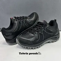 کفش کوهنوردی و روزمره طبی سالامون مشکی زیره تزریق حمید اسپرت _تبریز پوش