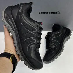کفش کوهنوردی و روزمره طبی سالامون مشکی زیره تزریق حمید اسپرت _تبریز پوش