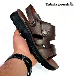 صندل و دمپایی مردانه و پسرانه طبی شیما مدل پاستور قهوه ای زیره تزریق (سایز 35 تا 45) _ تبریز پوش