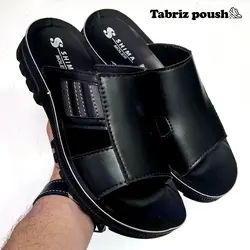 دمپایی مردانه طبی شیما مدل مولر مشکی زیره تزریق (صندل مردانه) کد 465 _ تبریز پوش