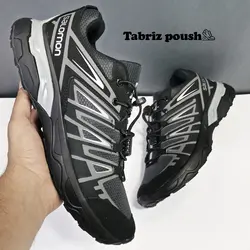 کفش اسپرت وارداتی طبی زیره دو تیکه مدل سالامون X_ULTRA رنگ طوسی مشکی _ تبریز پوش