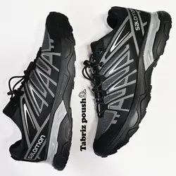 کفش اسپرت وارداتی طبی زیره دو تیکه مدل سالامون X_ULTRA رنگ طوسی مشکی _ تبریز پوش