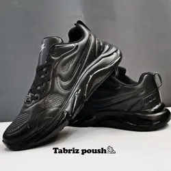 کفش وارداتی اسپرت نایک زوم جدید طبی زیره کپسولی دو تیکه رنگ مشکی _ تبریز پوش
