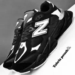 کفش اسپرت های کپی وارداتی طبی  نیوبالانس 9060 زیره دو تیکه رنگ مشکی _ تبریز پوش