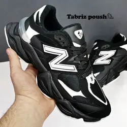 کفش اسپرت های کپی وارداتی طبی  نیوبالانس 9060 زیره دو تیکه رنگ مشکی _ تبریز پوش