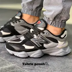کفش اسپرت های کپی وارداتی طبی  نیوبالانس 9060 زیره دو تیکه رنگ طوسی _ تبریز پوش