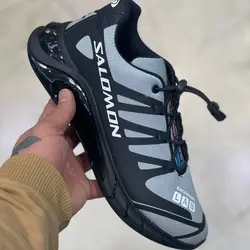 کفش اسپرت های کپی وارداتی طبی سالامون زیره کپسولی دو تیکه رنگ طوسی  _ تبریز پوش