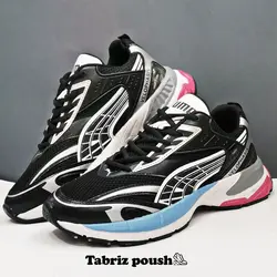 کفش اسپرت های کپی وارداتی طبی مدل پوما زیره دو تیکه رنگ مشکی _ تبریز پوش