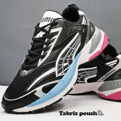 کفش اسپرت های کپی وارداتی طبی مدل پوما زیره دو تیکه رنگ مشکی _ تبریز پوش