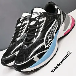 کفش اسپرت های کپی وارداتی طبی مدل پوما زیره دو تیکه رنگ مشکی _ تبریز پوش