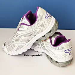 کفش راحتی اسپرت وارداتی ساکونی زیره ای وی آ دو تیکه رنگ سفید _ تبریز پوش