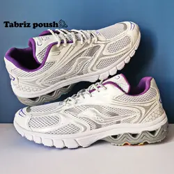 کفش راحتی اسپرت وارداتی ساکونی زیره ای وی آ دو تیکه رنگ سفید _ تبریز پوش