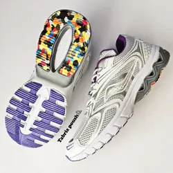 کفش راحتی اسپرت وارداتی ساکونی زیره ای وی آ دو تیکه رنگ سفید _ تبریز پوش