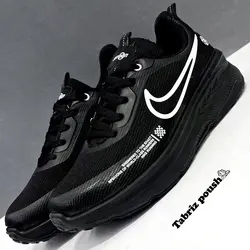 کفش پیاده روی مردانه طبی مدل نایک زیر تزریق مشکی _ تبریز پوش