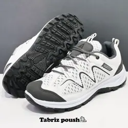 کفش کوهنوردی و روزمره طبی هومتو سفید زیره تزریق تضمینی _تبریز پوش