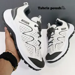 کفش کوهنوردی و روزمره طبی هومتو سفید زیره تزریق تضمینی _تبریز پوش