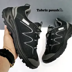 کفش کوهنوردی و روزمره طبی هومتو مشکی زیره تزریق تضمینی _تبریز پوش