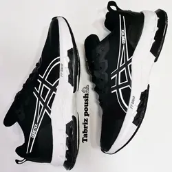 کفش آسیکس asics طبی زیره دو تیکه در حد اورجینال مشکی _ تبریز پوش