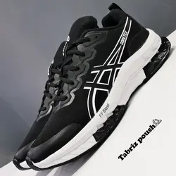 کفش آسیکس asics طبی زیره دو تیکه در حد اورجینال مشکی _ تبریز پوش